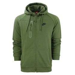 Nike Men's Tech  Fleece Zip Hoodie & Pants Set Olive