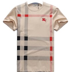 Burberry Men's Crew Neck Check Graphic C T-Shirt & Short Set