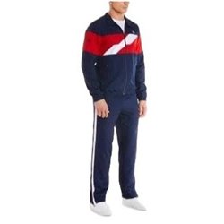 Lacoste Men's SPORT Colored Bands Taffeta Tennis Tracksuit