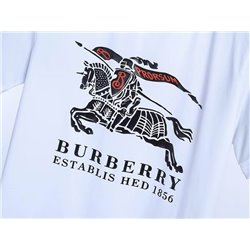 Burberry Men's Cruise Abtot White Cotton T-shirt