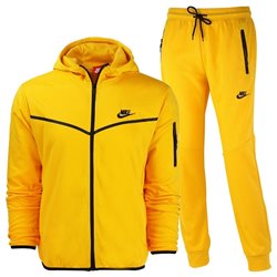 Nike Sportswear Tech Fleece Men's Hoodie & Pants 2 Pc Set Yellow