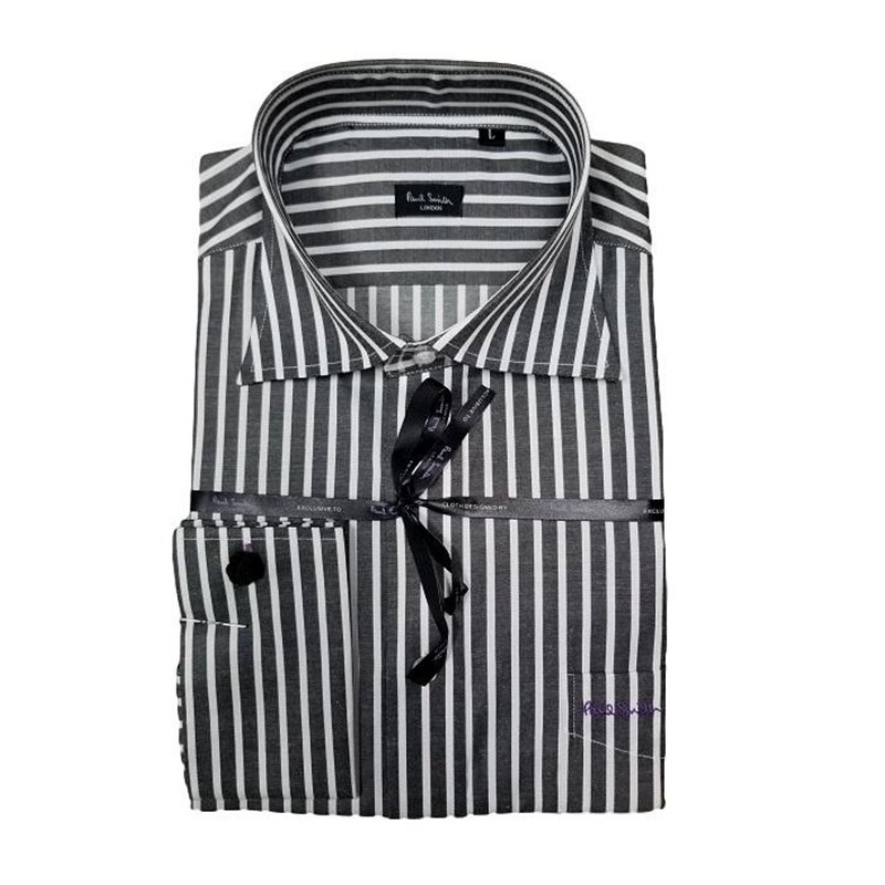 Paul Smith Gray Stripe Button Down Shirt