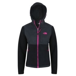 The North Face Women's Denali Hoodie Fleece Jacket Black