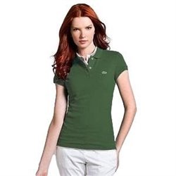 Lacoste Womens Classic Short Sleeve Polo Shirt - Olive