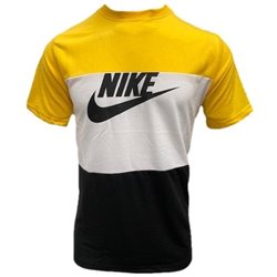 Nike Men's Colorblock Top & Short Set Yellow