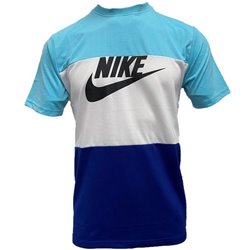 Nike Men's Colorblock  Crewneck Top & Short Set Blue