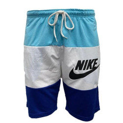 Nike Men's Colorblock  Crewneck Top & Short Set Blue