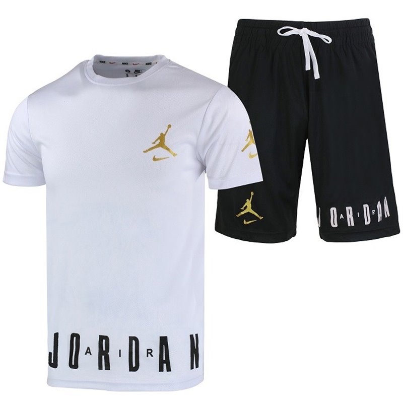 Nike  Jordan Men's Sport Dri-Fit Shorts & T Shirt 2 Pc Set