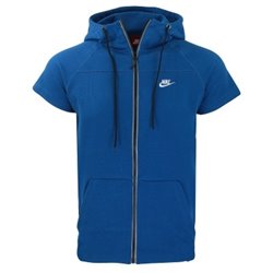 Nike Men's Short-Sleeve Full Zip Jacket & Short Set Royal