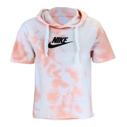 Nike Sportswear Tie-Dye French Terry Hoodie & Short Set