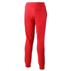 Colorblock Fleece Zip Hoodie & Pants Set Red