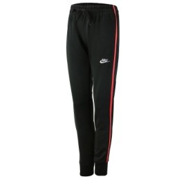 Nike Women's Essential Color Block Pullover Hoodie &Pants 2 Pc Set Red