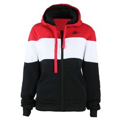 Nike Women's Essential Color Block Full-Zip Fleece Hoodie & Pants Set