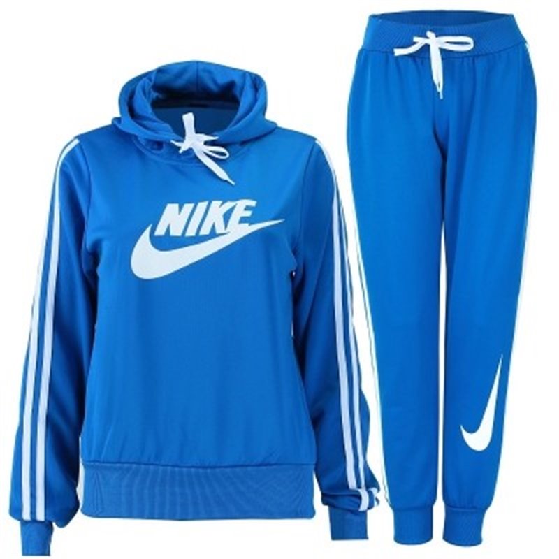 Nike Women's Pullover Hoodie & Pants 2 Pc Set Royal