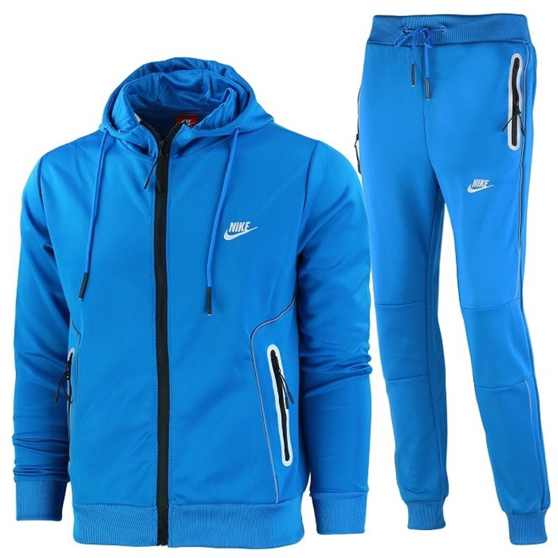 Nike Sportswear Scuba Fleece Jacket & Pants Set 2 Pc Set Royal