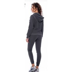 Nike Sportswear Club Fleece Women's Full Zip Hoodie & Pants Set Charcoal