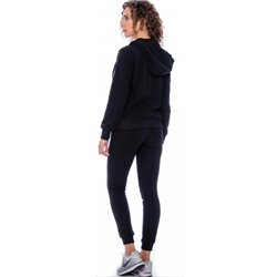 Nike Sportswear Club Fleece Women's Full Zip Hoodie & Pants Set Black