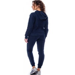 Nike Sportswear Club Fleece Women's Full Zip Hoodie & Pants Set Navy