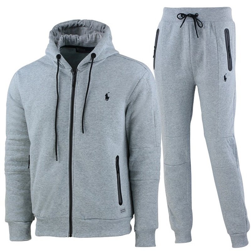 Polo Ralph Lauren Colorblock  Full-Zip Hoodie & Pants Set