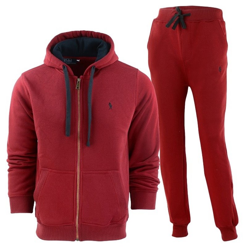 Ralph Lauren Fleece Hoodie & Pants 2 Piece Set Burgundy Ralph Lauren Fleece Hoodie & Pants 2 Piece Set Burgundy