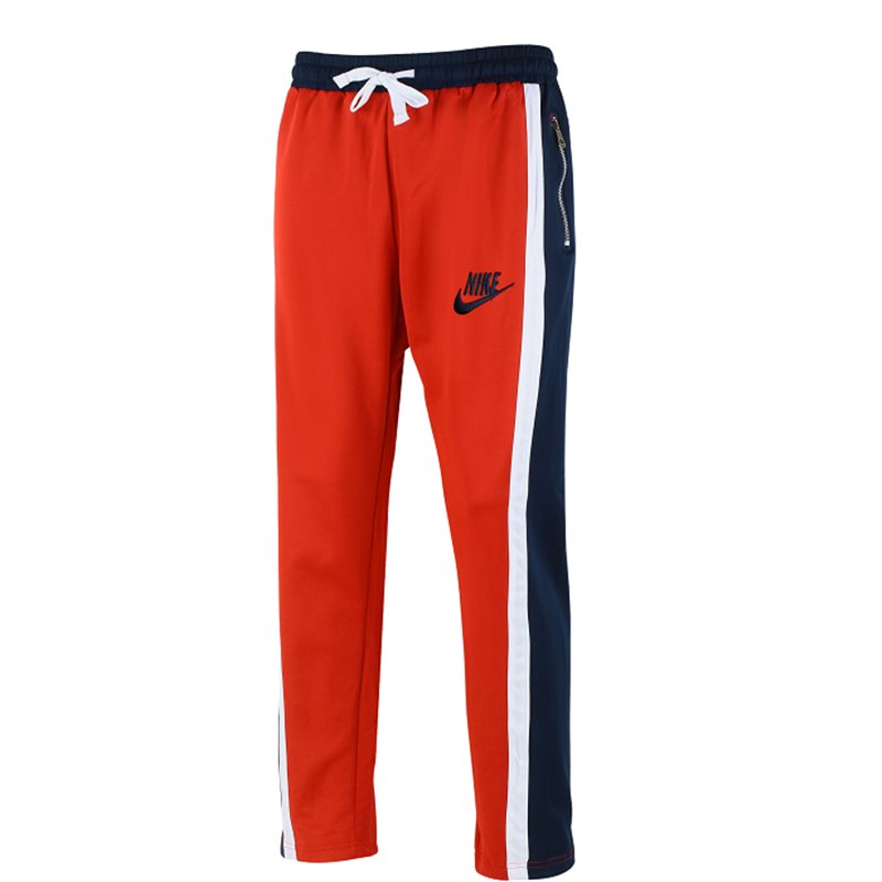 Nike Interlock Knit Track Pants-Red