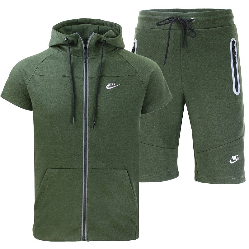 Nike Tech Men's Short-Sleeve Full Zip  & Short Set