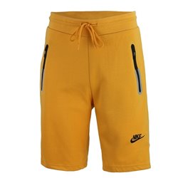 Nike Men's Tech Short-Sleeve Full Zip Jacket & Short Set Yellow