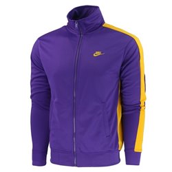 Nike Men's Knit Tracksuit  Purple/Yellow