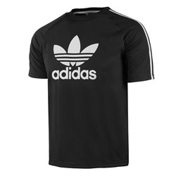 Adidas Men's 3-Stripes  Fleece Shorts & Tee Shirt Set