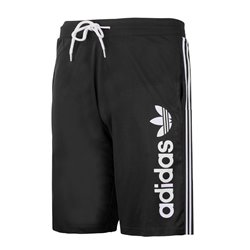 Adidas Men's 3-Stripes  Fleece Shorts & Tee Shirt Set