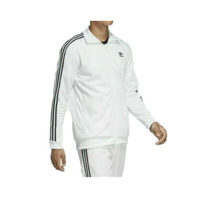 Adidas 3-Stripe Tricoat Track Set Jacket & Pants White