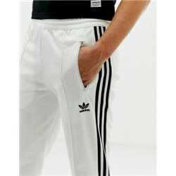 Adidas 3-Stripe Tricoat Track Set Jacket & Pants White