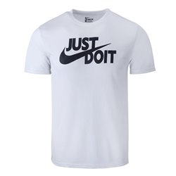 Nike Men's Just Do It Crewneck  Top & Short Set White