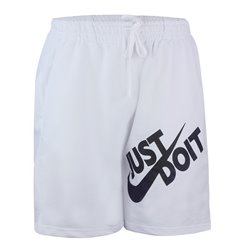 Nike Men's Just Do It Crewneck  Top & Short Set White