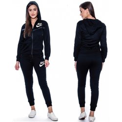 Nike Sportswear Tech Fleece Windrunner Women's Full-Zip Hoodie & Pants Set Black