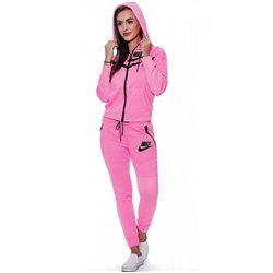 Nike Sportswear Tech Fleece Windrunner Women's Full-Zip Hoodie & Pants Set Pink