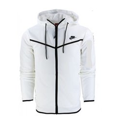 Nike Sportswear Club Fleece Men's Full Zip Hoodie & Pants Set White