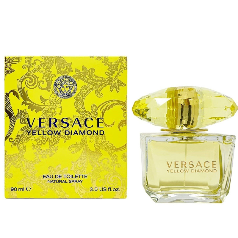 VERSACE Yellow Diamond Eau De Toilette Spray, 3 oz Women