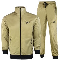 Nike Men's Knit  2 Piece Tracksuit  TAUPE