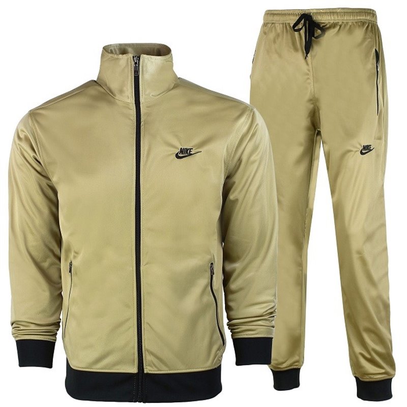 Nike Men's Knit  2 Piece Tracksuit  TAUPE