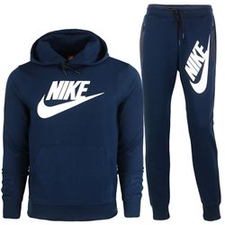 Nike Sportswear Tech Fleece Men's Pullover Hoodie & Pants 2 Pc Set Navy