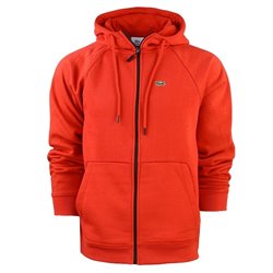 Lacoste  Full Zip-Up Hoodie & Pants Set Red