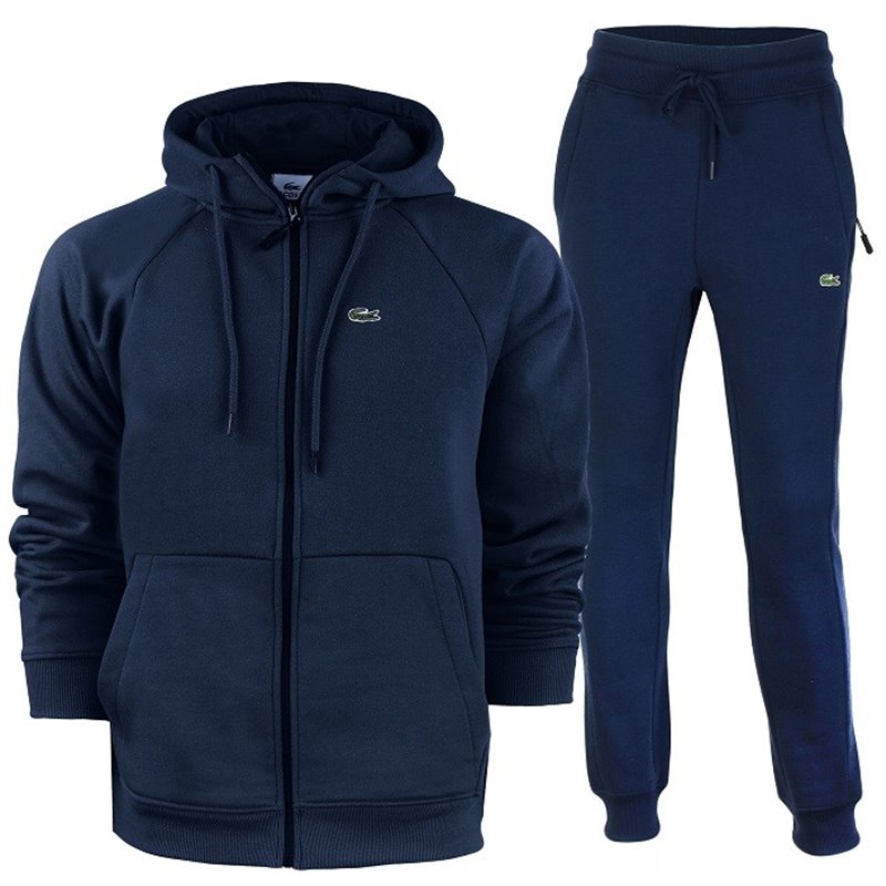 Lacoste  Full Zip-Up Hoodie & Pants Set Navy