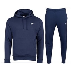 Nike Sportswear Club Fleece Men's Pullover Hoodie Hoodie & Pants Set Navy