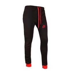 Nike Women's Sportswear Tech Fleece Hoodie & Pants 2 Pc Set Black/Red