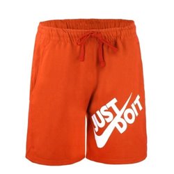 Nike Men's Just Do It Crewneck  Top & Short Set Red