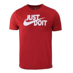 Nike Men's Just Do It Crewneck  Top & Short Set Burgundy