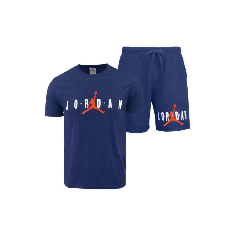 Nike Men's Jordan Air Crewneck  Top & Short Set