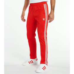 Adidas 3-Stripe Tricoat Track Set Jacket & Pants Red