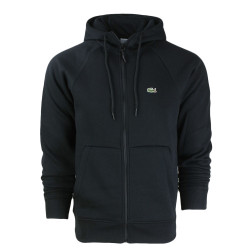 Lacoste  Full Zip-Up Hoodie & Pants Set Black